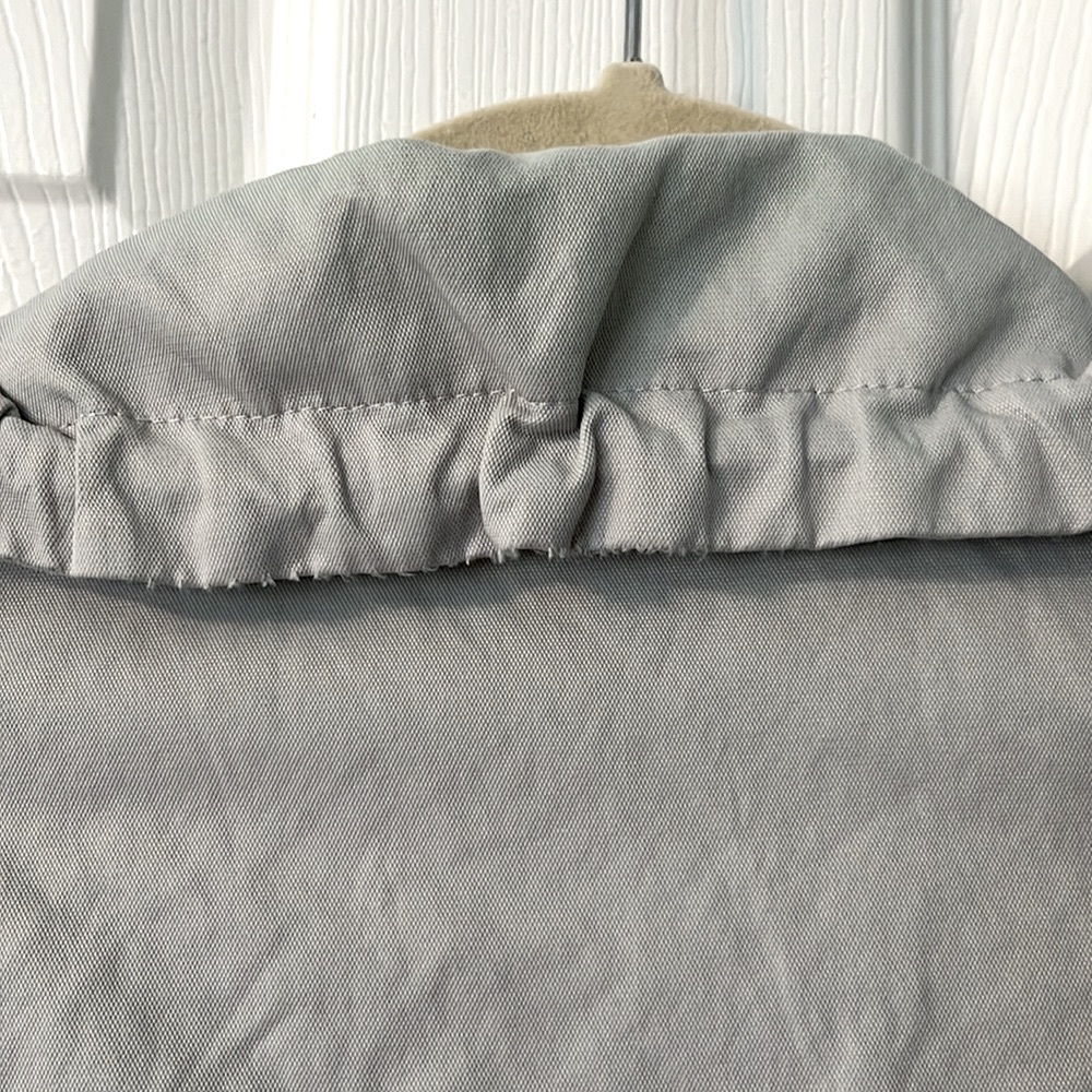 Talbots Petite Cropped Utility Jacket in Stone Gray - Picture 9 of 12